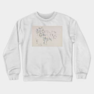 View of the Chateau Noir by Paul Cezanne Crewneck Sweatshirt